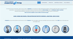 Desktop Screenshot of masterfrio.com.br