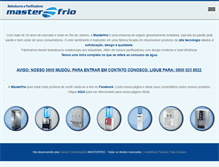 Tablet Screenshot of masterfrio.com.br